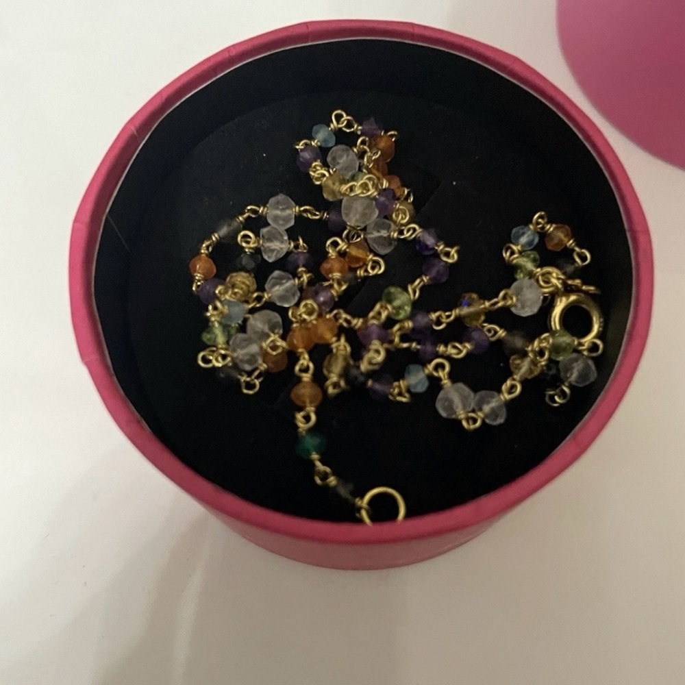 Tous Vermeil Gemstones Necklace